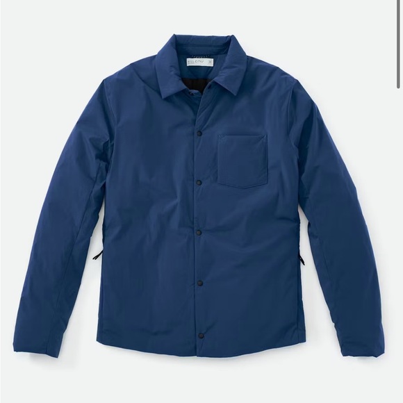 HUCKBERRY- Hill City Men's Thermal Light Shirt Jacket Blue Size Medium - Picture 13 of 16